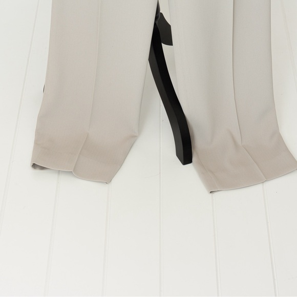 Alex New York neutral sand tan pantsuit tailored high waist monohchomatic 10 - Picture 11 of 16